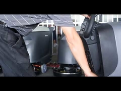 डायकॉन बैटरी ट्रैक्शन के साथ फर्श स्क्रबर के पीछे चलना