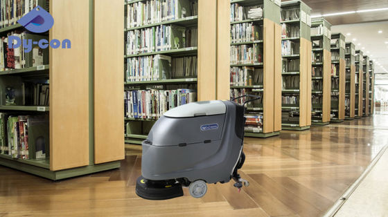शांत लाइब्रेरी फ्लोर स्क्रबर ब्रश असिस्टेड ड्राइविंग सिस्टम के साथ 18 इंच/20 इंच ब्रश ऑटो शटऑफ़ जेंटल क्लीनिंग